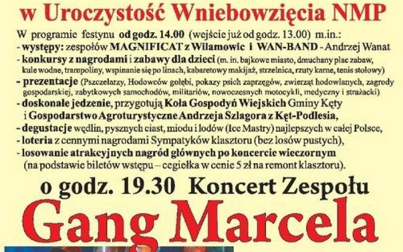 KĘTY. Gang Marcela na Festynie Franciszkańskim