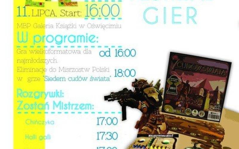 ROZRYWKA. Oświęcimski Festiwal Gier przy Galerii Książki