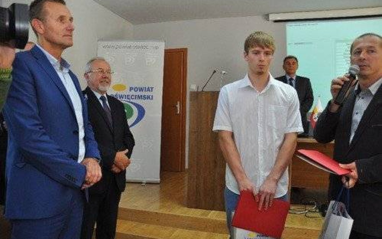 POWIAT. Zarząd Powiatu nagrodził mistrza Europy