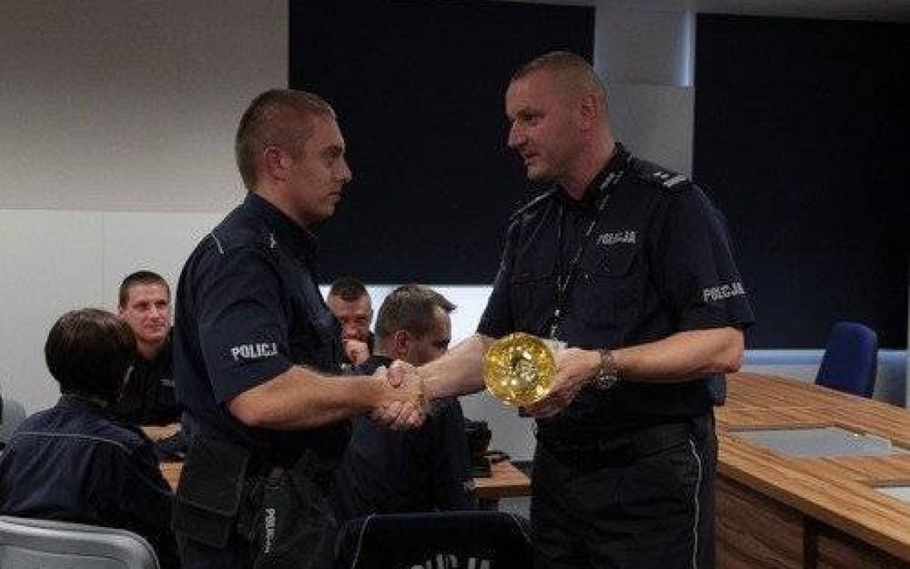 OSIEK. Mł. asp. Dariusz Jakubowski najlepszy w Małopolsce