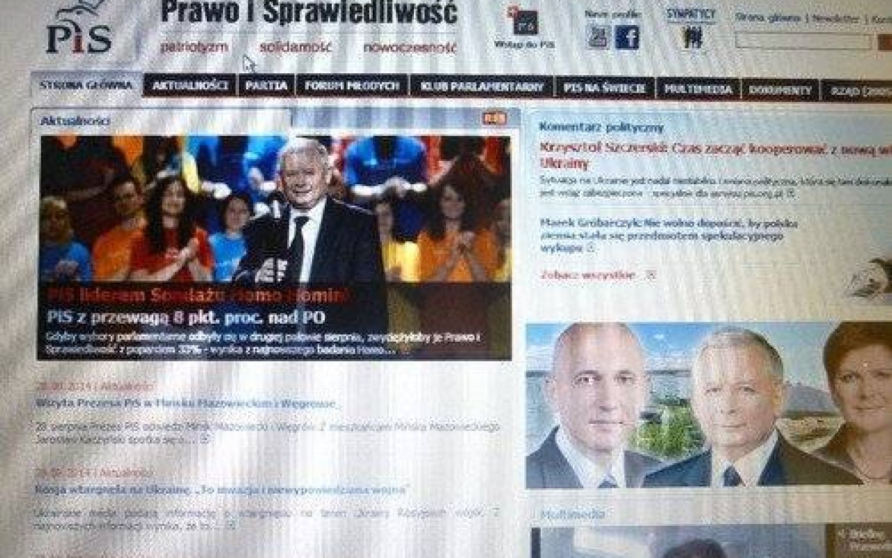 CIEKAWOSTKA. Serwis PiS na www.januszchwierut.pl