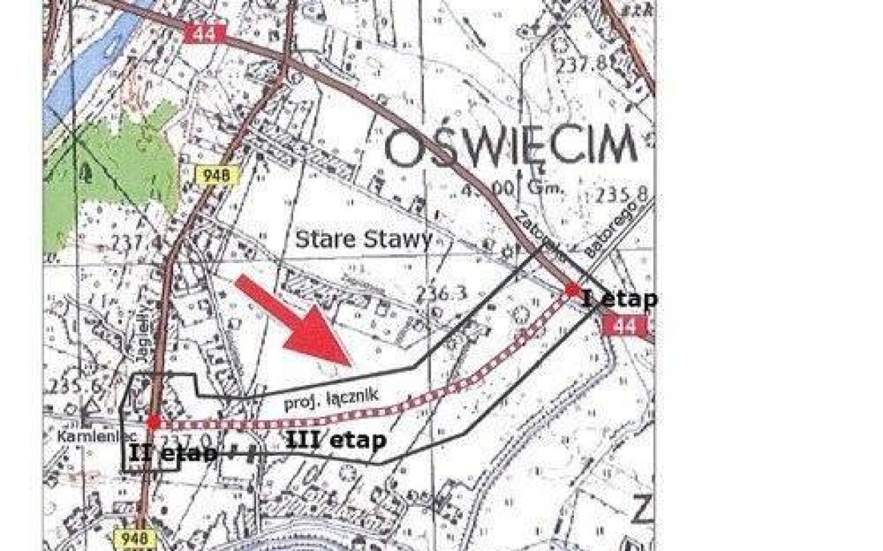 OŚWIĘCIM. W planie przedłużenie ul. Batorego do ul. Jagiełły