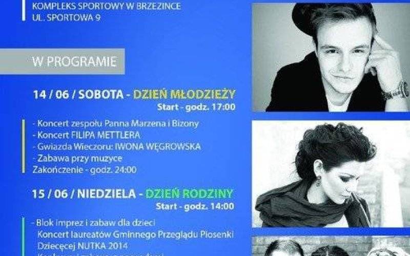 BRZEZINKA. Iwona Węgrowska, Panna Marzena i Bizony, imprezy i zabawy - Dni Gminy Oświęcim