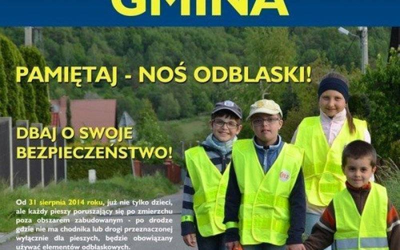 MAŁOPOLSKA. Konkurs dla gmin, odblaski dla każdego