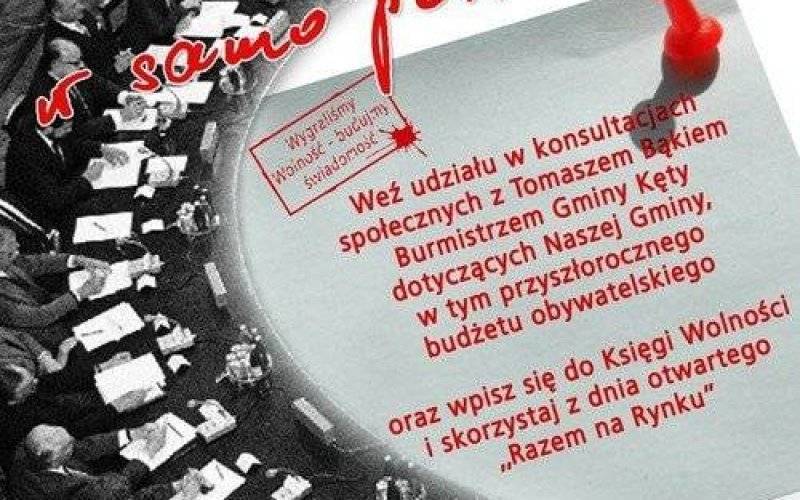 KĘTY. Rynek - 4 czerwca w samo południe. Dyskusja nie tylko o historii. W roli gospodarza burmistrz Tomasz Bąk
