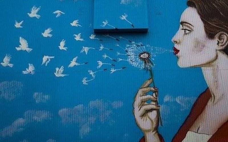 LFO. Niezamierzony przypływ morza. II mural Olbińskiego