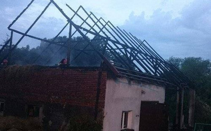 PIOTROWICE. Spłonęła stodoła