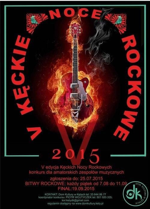 KĘTY. Kęckie Noce Rockowe po raz piąty. Można się jeszcze zgłaszać