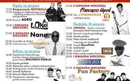 ŻYWIEC. Festiwal Kwaśnicy już w ten weekend – WYGRAJ BILETY