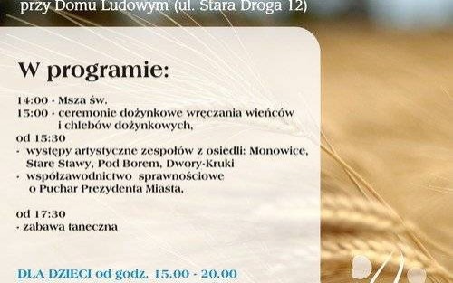 OŚWIĘCIM. Dożynki miejskie w najbliższą sobotę