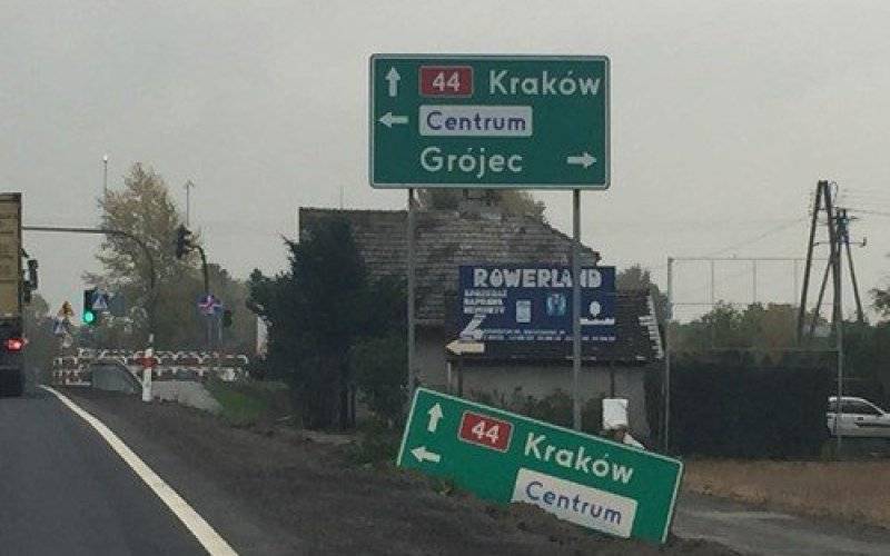 OŚWIĘCIM-ZABORZE. Grójec zamiast Grojec. Znak zostanie poprawiony