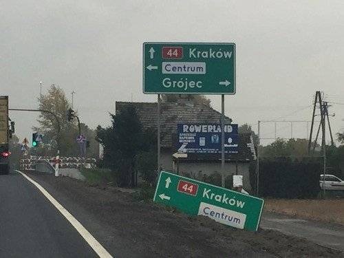 OŚWIĘCIM-ZABORZE. Grójec zamiast Grojec. Znak zostanie poprawiony
