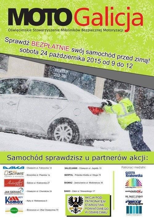 POWIAT. W sobotę sprawdzisz bezpłatnie swój samochód przed zimną