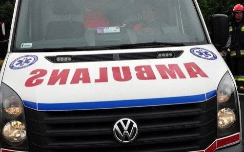 W SKRÓCIE. Po zerwaniu liny silnik stoczył się uderzając mężczyznę