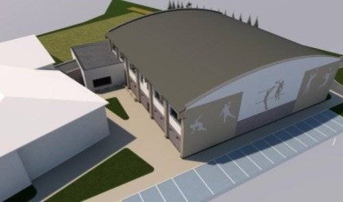 KĘTY. Sala gimnastyczna jeszcze na papierze. Ale już po wakacjach uczniowie "Trójki" wskoczą na bieżnię