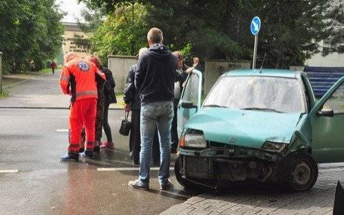 CHEŁMEK. Nie widział toyoty z lewej. Kobieta trafiła do szpitala - ZDJĘCIA