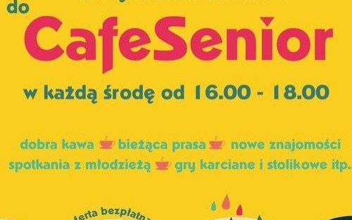 OŚWIĘCIM. Cafe Senior na Czecha 8. Szansa na zawiązanie nowych znajomości w jesieni wieku