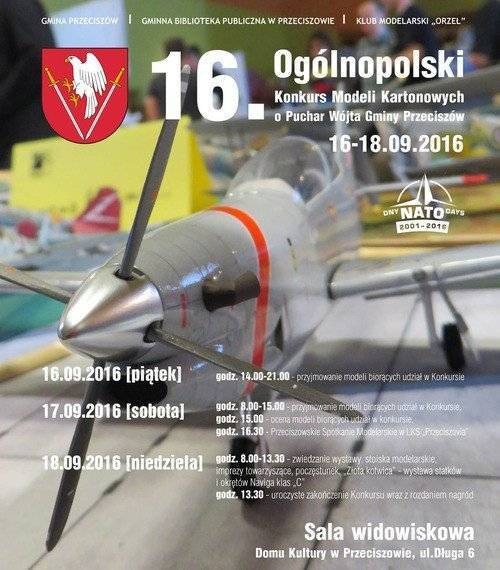 PRZECISZÓW. XVI Ogólnopolski Konkurs Modeli Kartonowych