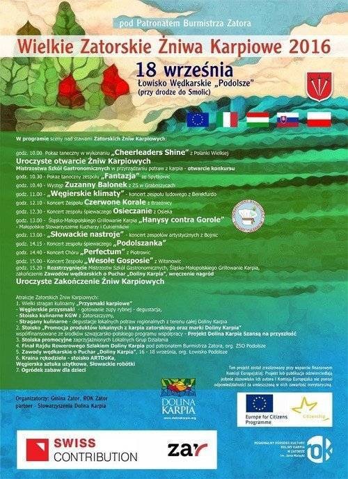 GMINA ZATOR. Wielkie Żniwa Karpiowe