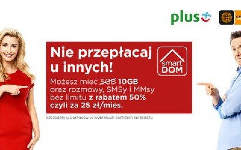 POWIAT. Nie przepłacaj u innych! Kup telewizję w Cyfrowym Polsacie, a abonament w Plusie możesz mieć już za pół ceny.