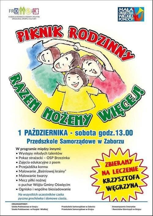 ZABORZE. Piknik dla Krzyśka. Przyjdź, pomóż i baw się dobrze