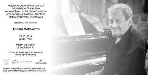 OŚWIĘCIM. Adam Makowicz grał z najlepszymi na świecie. Wkrótce wystąpi w Domu Spotkań