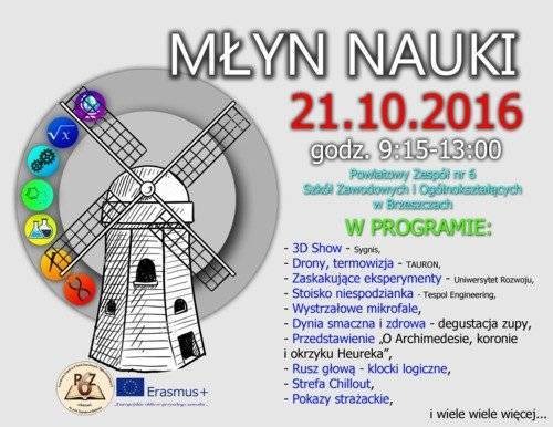 BRZESZCZE. „Młyn Nauki” już w najbliższy piątek. Od nadmiaru atrakcji może się zakręcić w głowie...