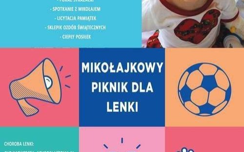 BRZEZINKA. Pomóżmy małej Lence. Mikołajkowy piknik na rzecz chorej dziewczynki na stadionie Iskry