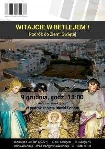 OŚWIĘCIM. Z Sobotą dzisiaj w Betlejem. Na przybyłych do książnicy czekają niespodzianki…