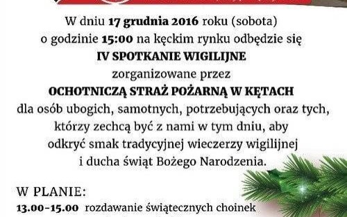 KĘTY. Wigilia dla ubogich i samotnych w sercu miasta