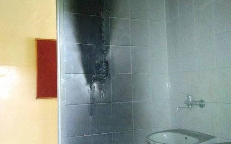 BRZESZCZE. Ogień w gimnazjum. Kilka osób z dolegliwościami