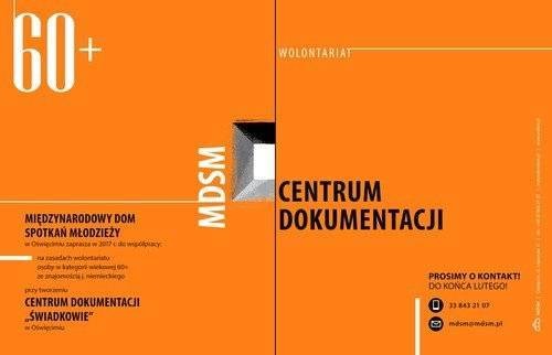 OŚWIĘCIM. MDSM prosi seniorów o pomoc przy projekcie "Świadkowie"