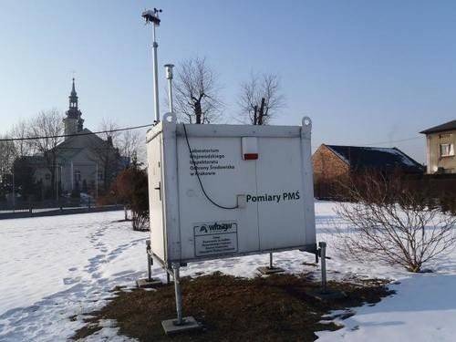 BRZESZCZE. Pyłomierz stanął na terenie Agencji Komunalnej