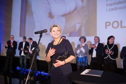 OŚWIĘCIM - WARSZAWA. Herkules w spódnicy. Prestiżowe wyróżnienie dla prezes Austrothermu