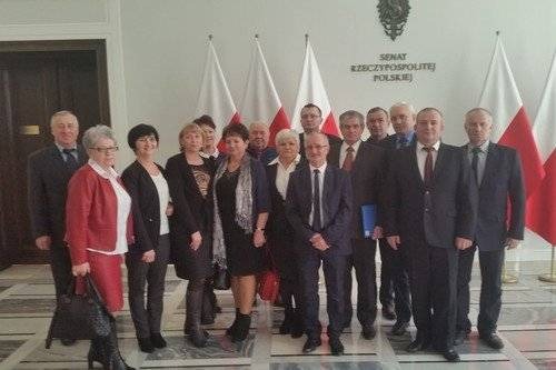 POWIAT OŚWIĘCIMSKI - WARSZAWA. Sołtysi w Senacie o sołectwach