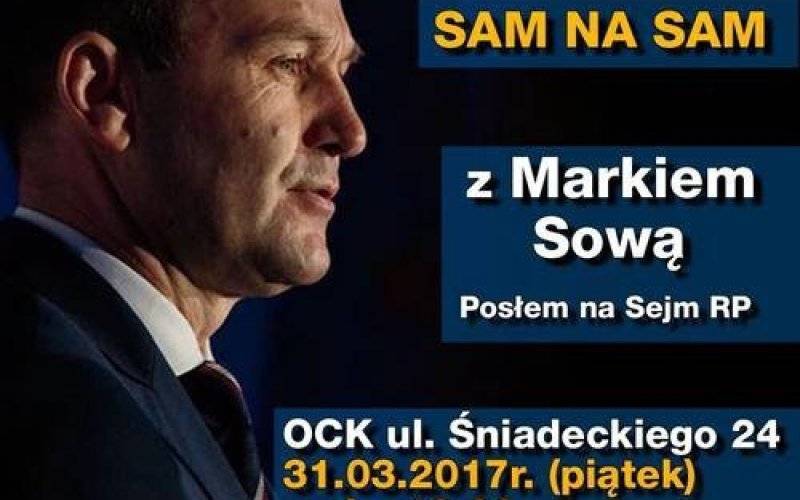 OŚWIĘCIM. „Sam na Sam” z posłem Markiem Sową