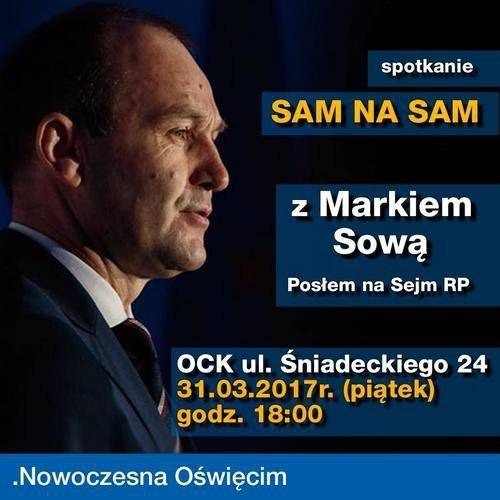 OŚWIĘCIM. „Sam na Sam” z posłem Markiem Sową