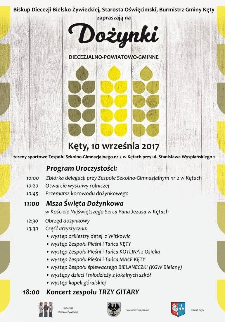KĘTY. Diecezalno-powiatowo-gminne Dożynki już dziś!