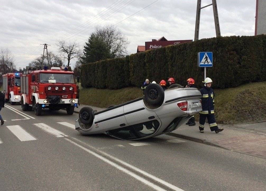 POLANKA WIELKA. Honda ...odjechała z parkingu