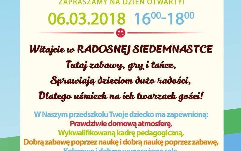 OŚWIĘCIM. "Radosna Siedemnastka" zaprasza na dzień otwarty!