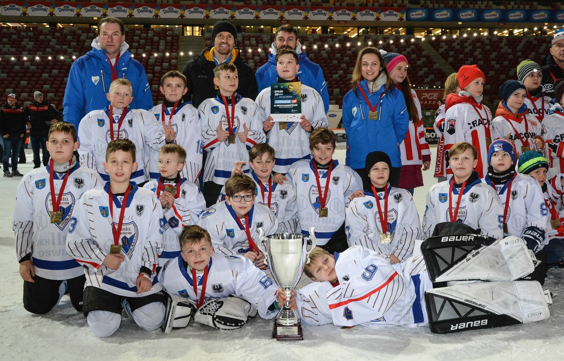 HOKEJ NA LODZIE. Unia na podium "Czerkawski Cup 2018"