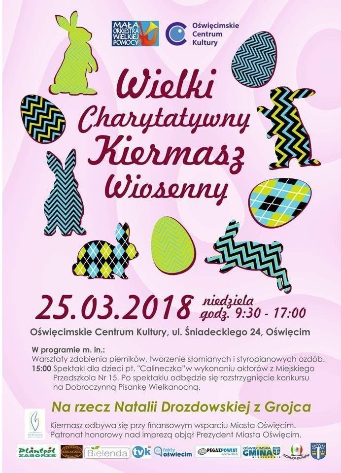 OŚWIĘCIM. Wiosenny Kiermasz dla Natalii Drozdowskiej już dziś
