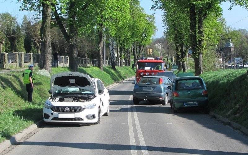 POLANKA WIELKA. Kolizja na Kasztanowej