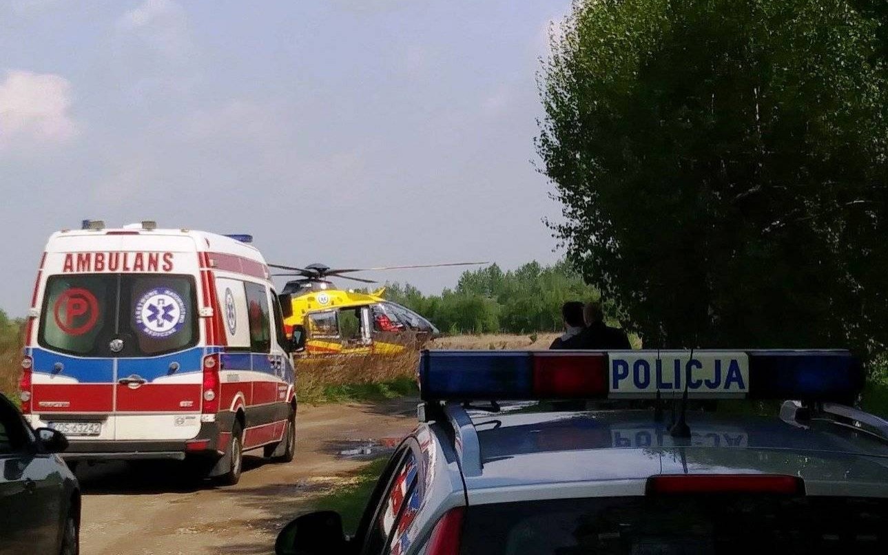 SKIDZIŃ. Wypił środek chemiczny do czyszczenia kanalizacji