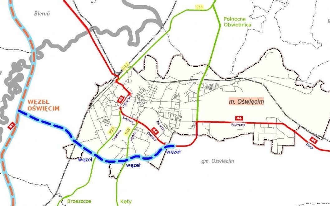 OŚWIĘCIM. Południowa obwodnica i ekspresówka coraz bliżej. O ile nic nie stanie na przeszkodzie