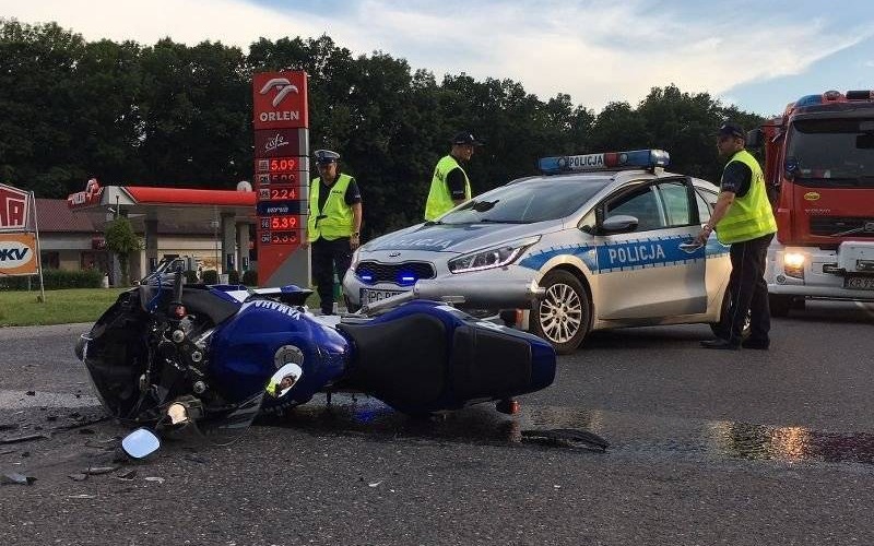 BOBREK. Skodą w motocyklistę