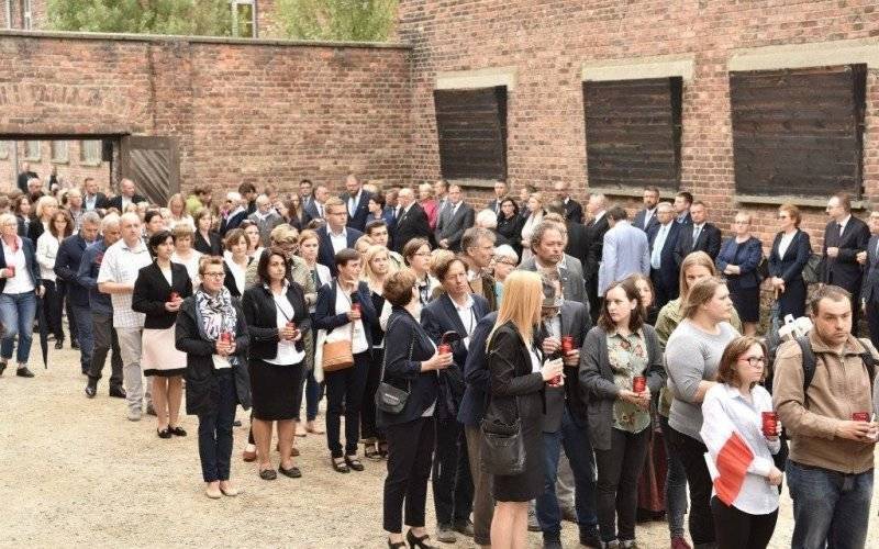 OŚWIĘCIM-HARMĘŻE. 78. rocznica pierwszego transportu Polaków do Auschwitz