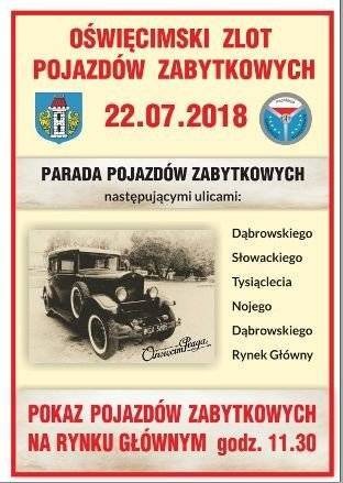 OŚWIĘCIM. "Soła Blues" i zlot zabytkowych aut na Rynku