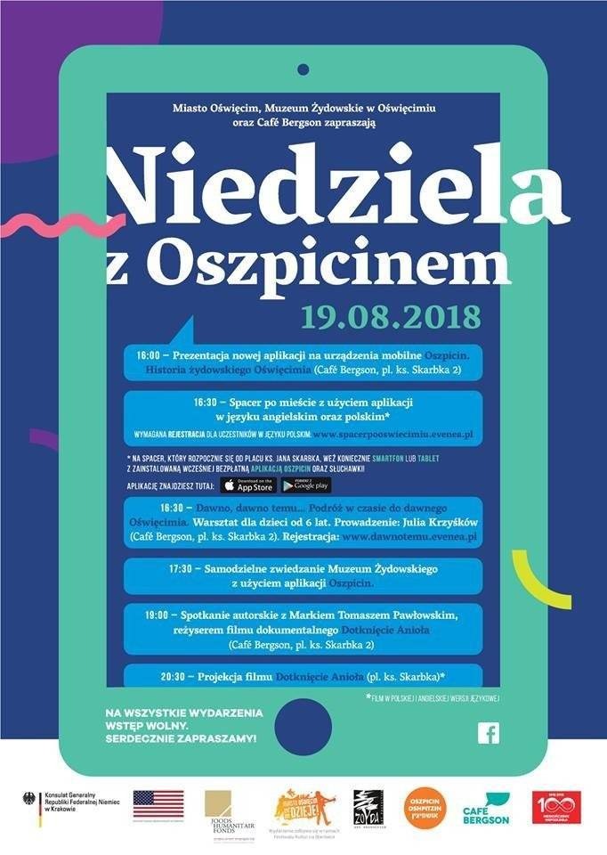 OŚWIĘCIM. Niedziela z Oszpicinem. Spacer z historią i "apką"