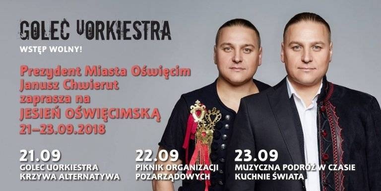 OŚWIĘCIM. Jesień Oświęcimska. Atrakcje nie tylko muzyczne